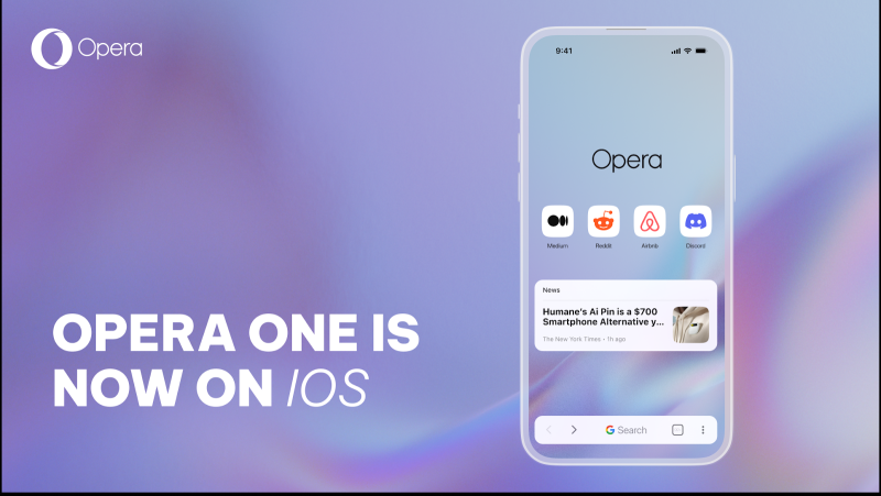 
Браузер Opera One доступний для iPhone — із ШІ-помічником, генератором зображень та голосовим введенням 