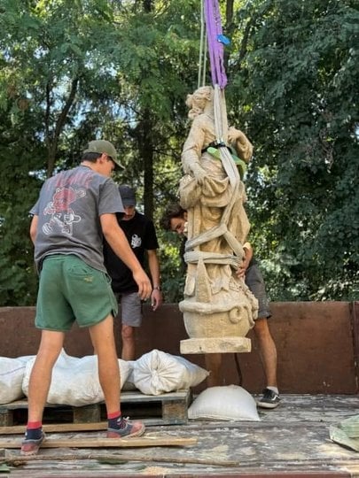 На Львівщині відреставрували барокову скульптуру авторства школи Пінзеля