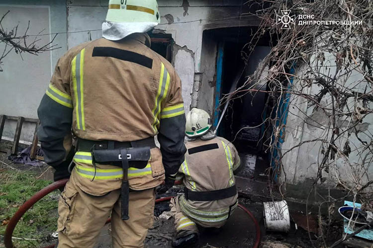 Вранці на пожежі у Криворізькому районі загинув літній чоловік