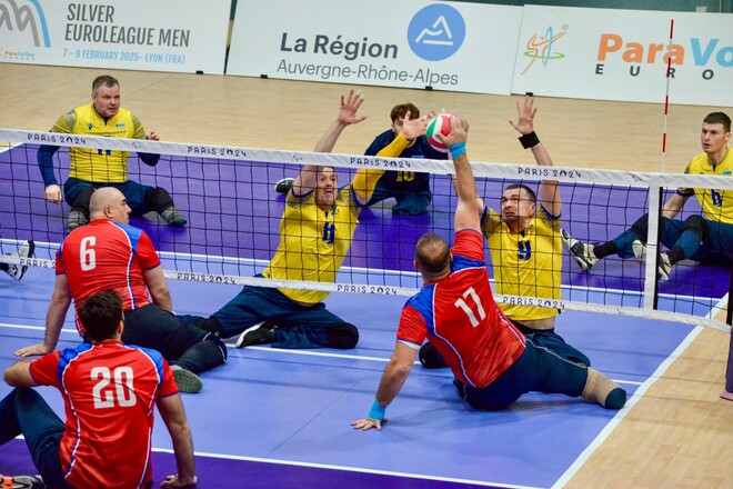 Збірна України з волейболу сидячи стала віце-чемпіоном Срібної Євроліги